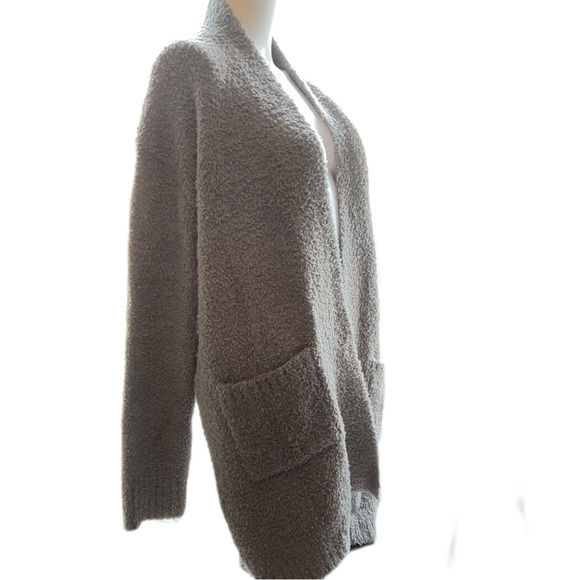 SKIMS Cozy Knit Short Short Robe Smoke Grey Size L/XL - Picture 6 of 10